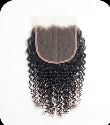 HD 5x5 Closure Raw Indian Curly